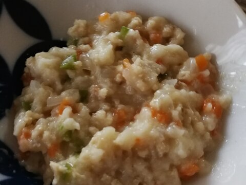 離乳食中期 鶏ひき肉と野菜のパン粥 レシピ 作り方 By やまもり 楽天レシピ